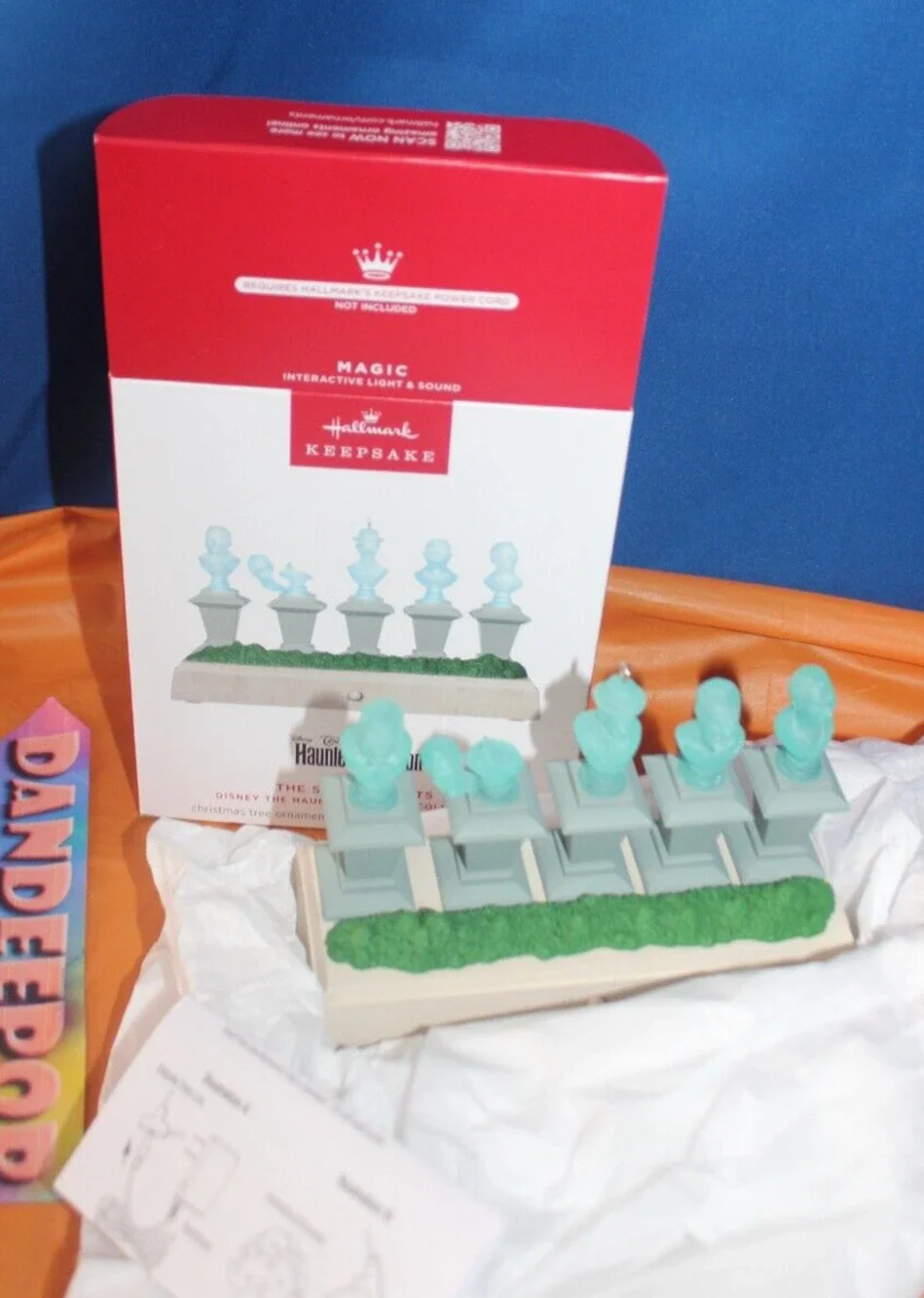 Hallmark Disney The Haunted Mansion Singing Busts Grim Grinning Ghosts Ornament